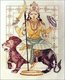 India: An Indian representation of Rahu, Snake Demon and causer of solar and lunar eclipses